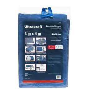 Ultracraft Lona 3.0 x 4.0 m, azul, Ultra