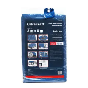 Ultracraft Lona 3.0 x 6.0 m, azul, Ultra