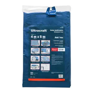 Ultracraft Lona 4.0 x 5.0 m, azul, Ultra