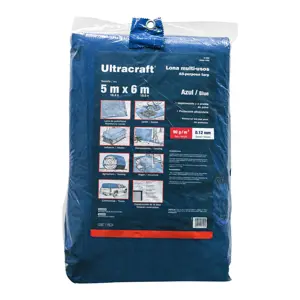 Ultracraft Lona 5.0 x 6.0 m, azul, Ultra