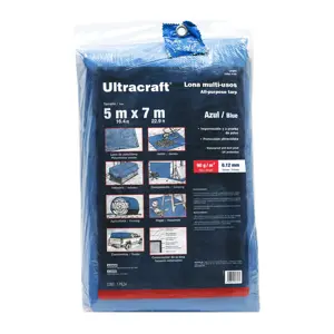 Ultracraft Lona 5.0 x 7.0 m, azul, Ultra