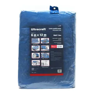 Ultracraft Lona 6.0 x 12 m, azul, Ultra