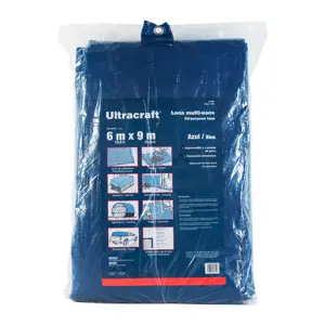 Ultracraft Lona 6.0 x 9.0 m, azul, Ultra