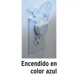 Luz de noche de LED, mariposa, Volteck