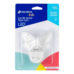 Luz de noche de LED, mariposa, Volteck