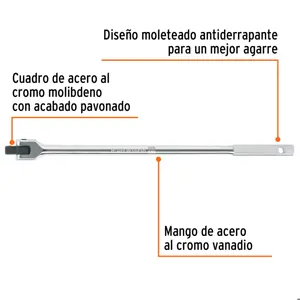 Mango articulado con cuadro de 1/2