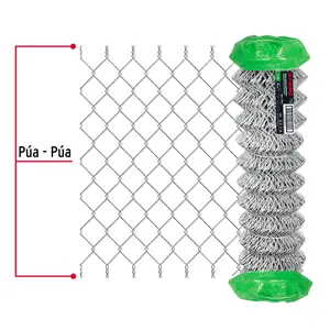 Fiero Rollo 20 m x 1.5 m malla ciclónica calibre 11 abertura 55 mm