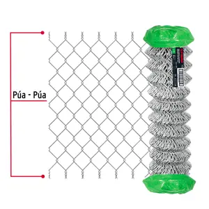 Fiero Rollo 20 m x 1.5 m malla ciclónica calibre 11 abertura 69 mm