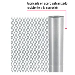 Fiero Rollo de 11 m x 0.92 m malla mosquitera de acero galvanizado