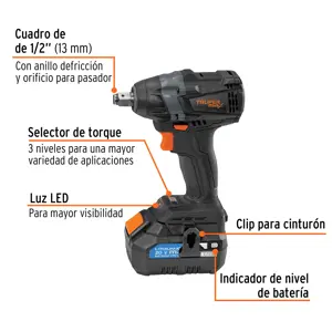 Expert Llave de impacto inalámbrica 1/2