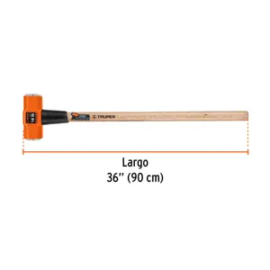 Marro octagonal 14 lb, mango de madera 36