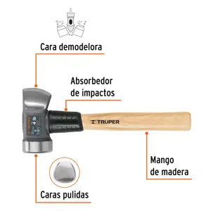 Marro demoledor 4 lb, mango 12