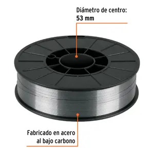 Truper Caja c/5 kg de microalambre núcleo fundente, procesos s/gas