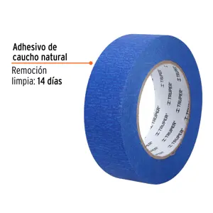 Cinta masking tape azul de 1-1/2