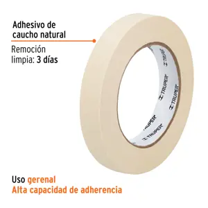 Cinta masking tape de 1/2