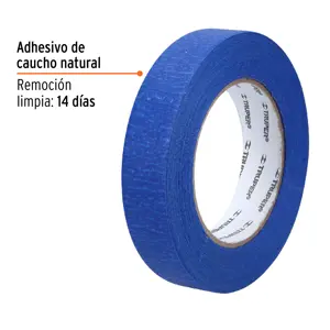 Cinta masking tape azul de 1