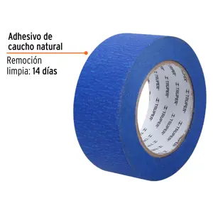 Cinta masking tape azul de 2