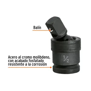 Nudo universal para dados de impacto cuadro 1/2