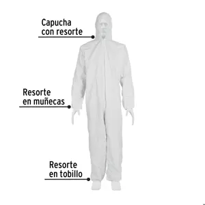 Overol desechable, talla G, Pretul