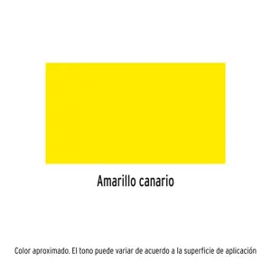 Truper Pintura en aerosol, amarillo canario, bote esbelto, 400 ml