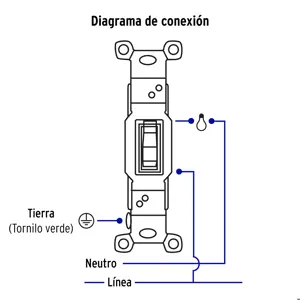 Volteck Placa armada interruptor sencillo, línea Standard, blanco