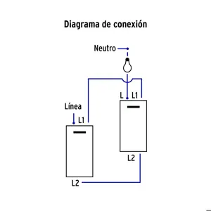 Volteck Placa armada acero 1 interruptor de 3 vías 1.5 mód, Lisboa