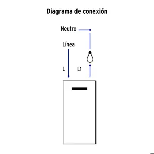 Volteck Placa armada negra 1 interruptor 1.5 módulos, Lisboa