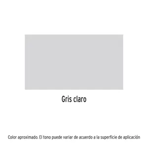 Truper Pintura en aerosol, gris claro, bote esbelto, 400 ml