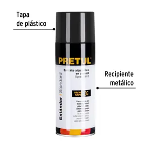 Pintura en aerosol, gris oscuro, 400 ml,Pretul