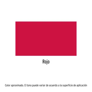 Pintura en aerosol, rojo, bote esbelto, 400 ml, Truper