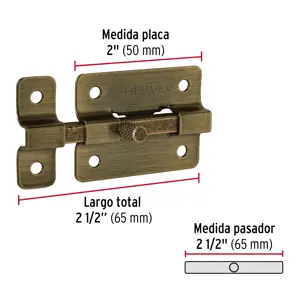 Pasador de barra plana 2