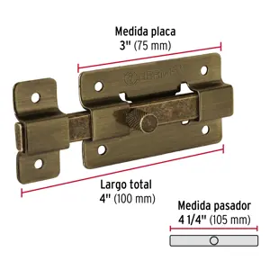 Pasador de barra plana 3