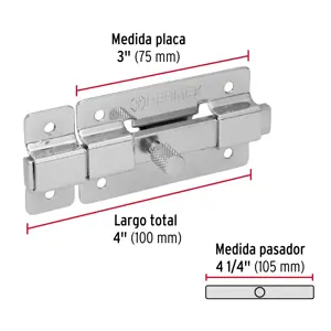 Pasador de barra plana 3