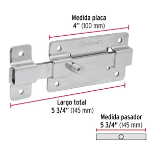 Pasador de barra plana 4