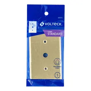 Placa para atenuador, de aluminio, línea Standard, Volteck