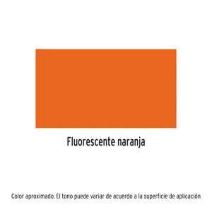 Truper Pintura en aerosol, naranja neón, bote esbelto, 400 ml