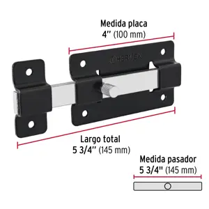 Pasador de barra plana 4