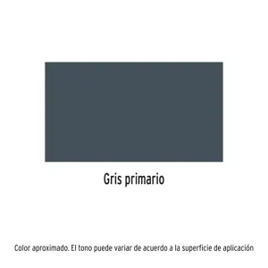 Truper Pintura en aerosol, gris primario, bote esbelto, 400 ml