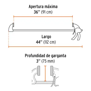 Prensa con ajuste rápido 36