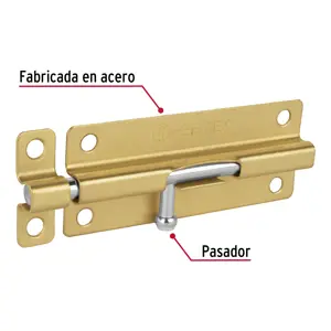 Pasador de barril de acero latón 5