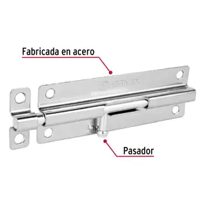 Pasador de barril de acero cromo 6