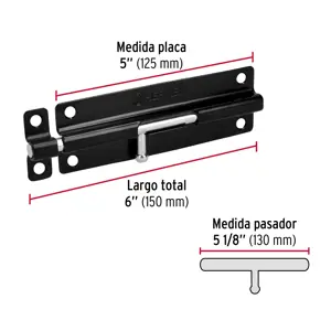 Pasador de barril 6