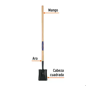 Pala cuadrada Classic Gardener, mango 45