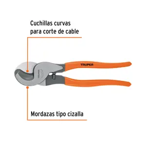 Pinza cortador multicable 10