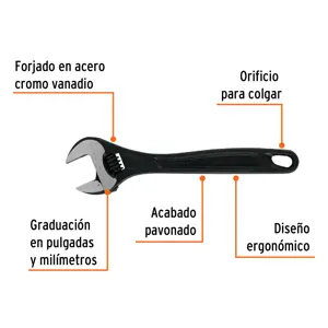 Llave ajustable (perico) 10