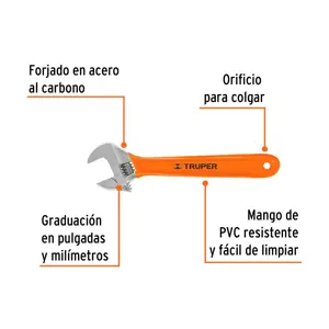 Llave ajustable (perico) 10