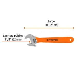 Llave ajustable (perico) 10