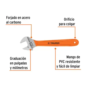 Llave ajustable (perico) 15