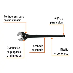 Llave ajustable (perico) 24