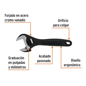 Llave ajustable (perico) 6